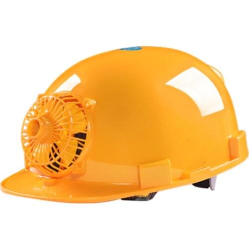 Air conditioning cooling fan hat construction site safety hat belt fan male solar rechargeable cooling helmet summer hat4200W