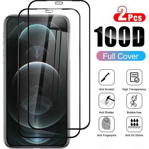 2pcs Tempered Glass For iphone 13 Pro Max Protective Glass On The For IPhone13 SE 13SE Aifon 13Pro Cover Screen Protector Film