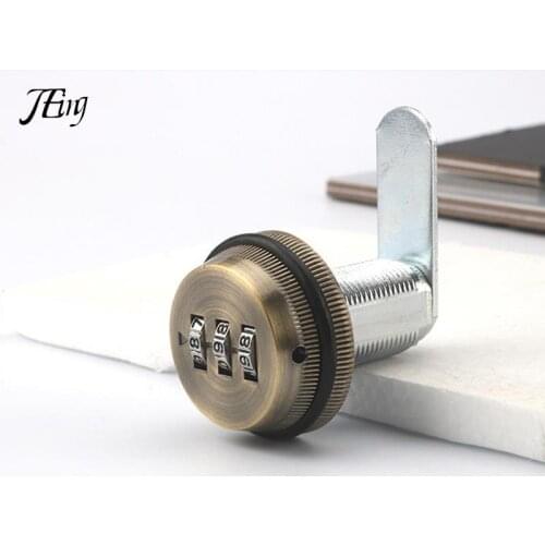 3 Digit Combination Password box Lock 20-30mm smart Cam Code Lock Zinc Alloy for Mailbox Cabinet Door Security Hardware