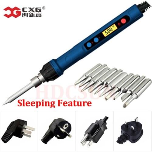 Lcd Digital with New Heater EU/US D60W/D90W/D110W with Sleep Function Solder Iron 60W/90W 110/220 D60/D90 80-500 0.5kg (1.10lb.)