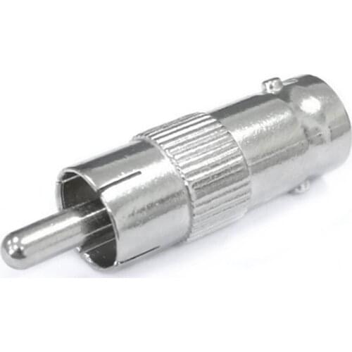 10pcs Q9 BNC Female switch AV RCA male Adapter connector NEW nickel