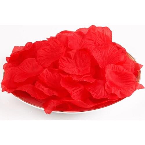 1000Pcs fake rose petals DIY party decoration artificial flowers romantic wedding wedding accessories Valentines Day gift