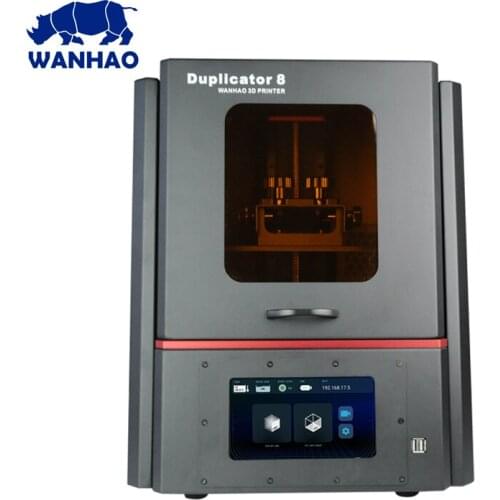 2019 New Version D8 DLP LCD Resin Jewelry Dental Large 3D Printer WANHAO Factory Direct Sales with 500ml resin and free shipping