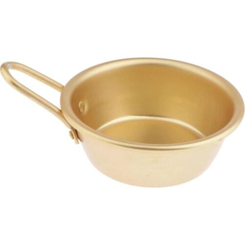 Aluminum Korean Rice Wine Bowl Serving Cooking Ramen Soup Bowl Kitchenware