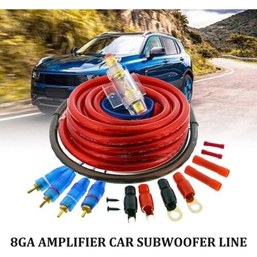 Awg 8 Amplifier Power Cable Amplifier Subwoofer Cable Set Cable Kit Car Hifi Subwoofer Cable Car Accessories