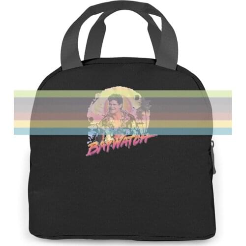 BAYWATCH MITCH AIRBRUSH WHITE adult New Mens Spring women men Portable insulated lunch bag adult