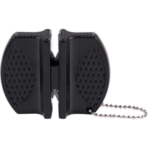 Household small mini knife sharpener multifunctional outdoor portable double-sided knife sharpener kitchen gadget