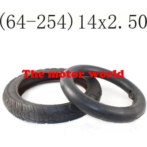 Hot Sale High Performance 14*2.50 (64-254) Electric Vehicle Wheel Tyre Inner and Outer Tire 14x2.50 Tube Tyre