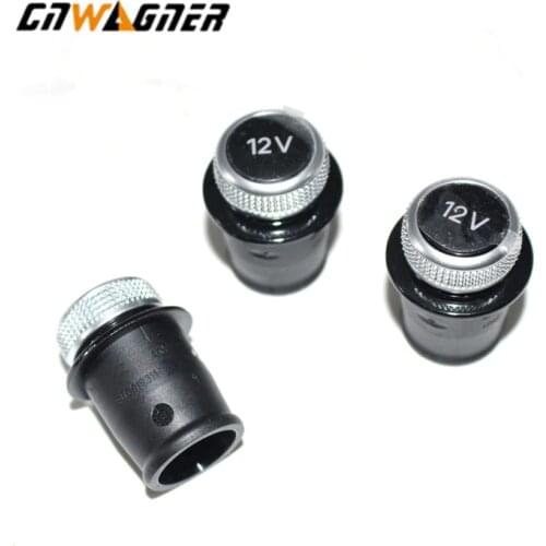 Cigarette Lighter Cover Chrome Plated Cigarette Lighter Plug For Audi A3 A4 A5 Q2 Q7 R8 8W0 919 311 12V