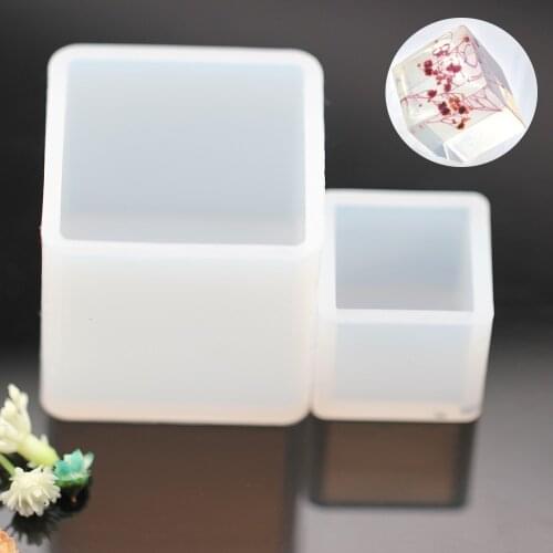 1pcs 20mm- 65mm Silicone Resin Pendant Mold Cube Resin Casting Mould Craft New For DIY Jewelry Making Tool