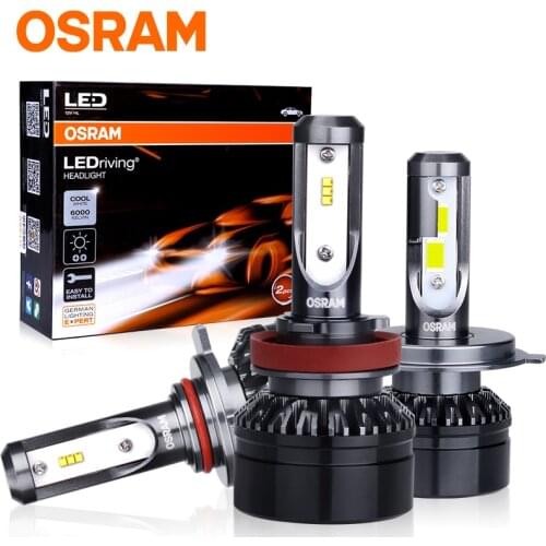 OSRAM HB4 HB3 9012 HIR2 h7 LED auto headlight fog light 6000K White led Bulb LED H7 H4 H1 HB2 9005 9006 H11 Car Accessories 12V