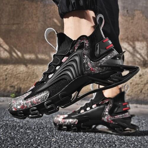Running Shoes For Man Blade Fashion Jogging Shoes Adult New Tide Sport Shoes Breathable Gym Training Shoes Man Sneakers 2021