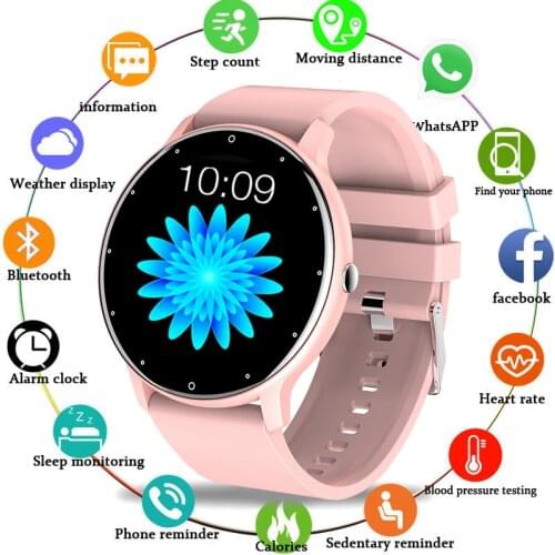 2021 New Digital watch women men Pedometer sport Fitness watch Electronic clock Heart rate and blood pressure wristwatch for men