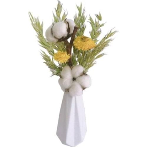 Transparent texture do not forget me real flower dried flower bouquet modern simple dried flower suit decoration