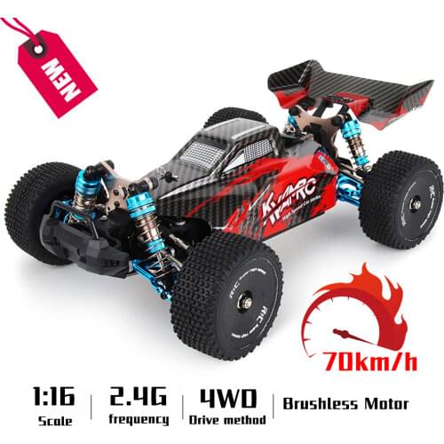 New Rc Car 4WD Racing Cars Competition 70KM/H Metal Chassis Brushless Motor Radio Control High Speed Drift WLtoys Toys For Boys