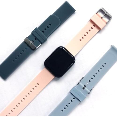 BOORUI smart quick release detach switch ear rubber silicone watch strap 20mm removable replacement watch band