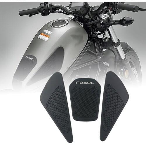 For Honda REBEL500 REBEL300 REBEL CMX 500 CM500 CM300 Motorcy Tank Rubber Sticker Protector Sheath Knee Tank Pad Decal