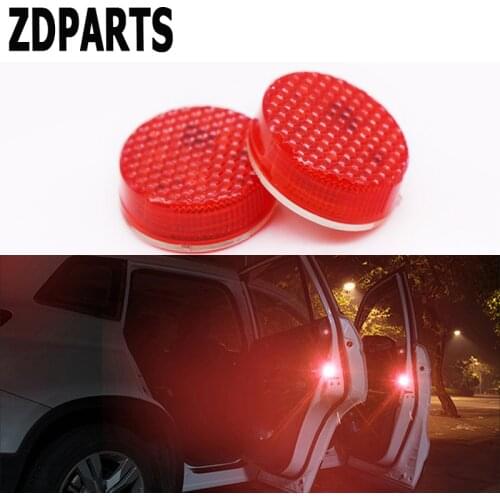 ZDPARTS Car Door Warning Signal Light LED Wireless Avoid Crash For Skoda Octavia A5 A7 2 Rapid Fabia Yeti Superb Volvo V70 XC60