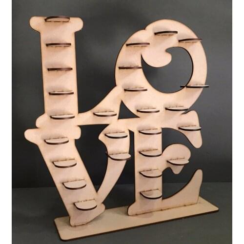 Mr & Mrs Stand Rocher Centre Display Wedding LOVE Sweet Chocolate