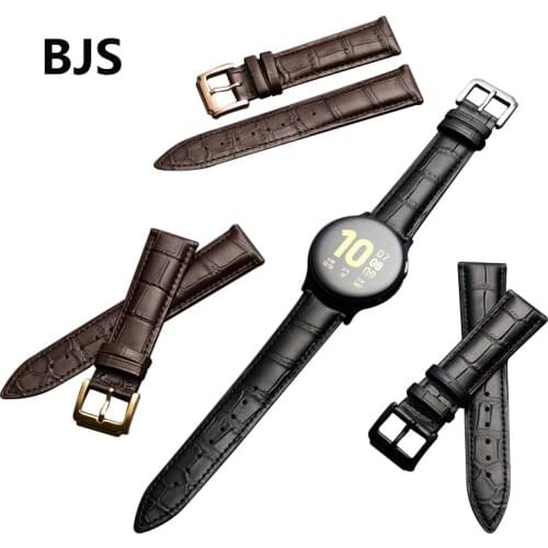 Universal Replacement top layer BMW Leather Watch Strap Leather Watchband for Men Women 10mm-24mm Watch Band