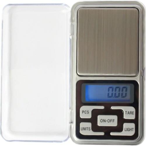 Electronic Jewelry Scale Pocket Scale Precision LCD Display Gold Diamond Herb Balance Gram Weight Scale Kitchen Electronic Scale