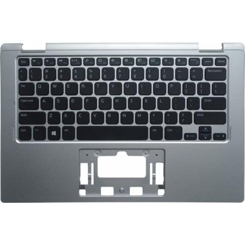 YALUZU New Palmrest COVER for Dell Inspiron 11 3000 Series 3152 3153 upper case keyboard bezel silver color US version