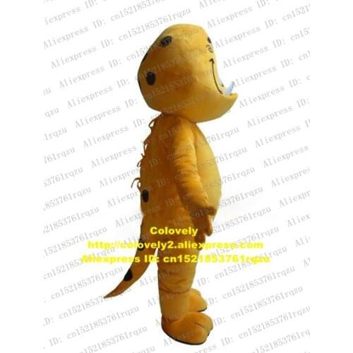 Yellow Megalosaurus Hungaricus Megalosaurus Bucklandii Dinosaur Dino Mascot Costume Adult Brand Name Promotion zz6187