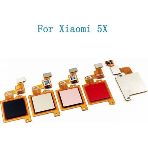 10pcs/lot Fingerprint Touch ID Sensor Cable Prime FPC Finger Print Flex Cable Home Button Replacement Parts For Xiaomi 5X