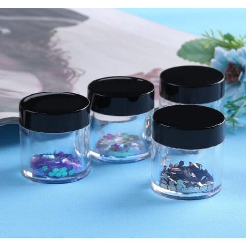 10pcs Diamond Painting Drill Organizer Box Jar Bottles Transparent Storage Box For Diamond Embroidery Beads Diamond Container