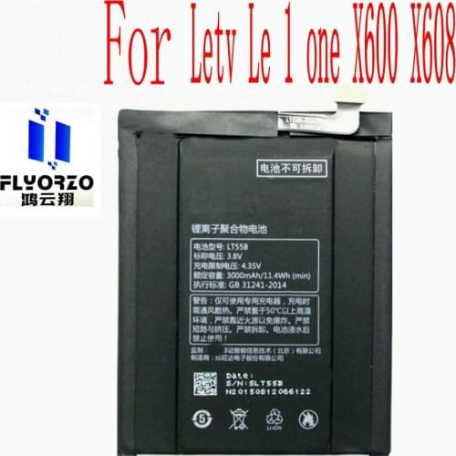100% Brand new High Quality 3000mAh LT55B Battery For Letv Le 1 one X600 X608 Mobile Phone