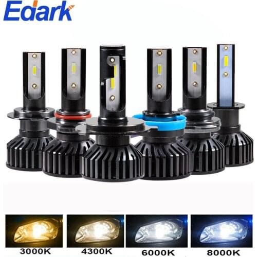 120W 8000LM Car Headlight H4 H7 H1 LED H8 H9 H11 3000K 4300K 6500K 8000K Extremely Bright Auto Replacement Fog Light LED Bulb