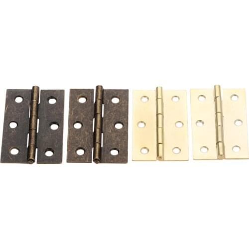 2PCS Furniture Hinge 60*37mm Chest Cupboard cabinet cupboard wooden case box hinges wholesale hardware accessoriess