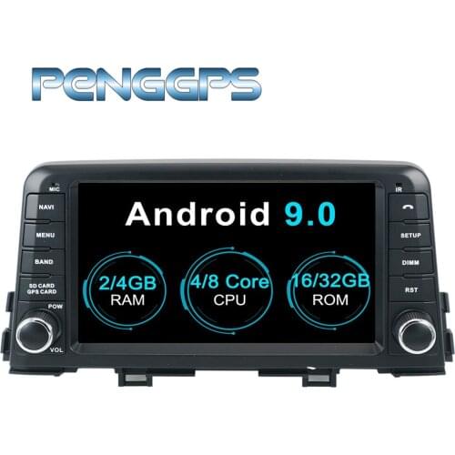 4G+32G Octa Core 2 Din DVD Player Android 9.0 Car Radio for KIA PICANTO MORNING 2017 2018 GPS Navigation Autostereo FM Hedaunit