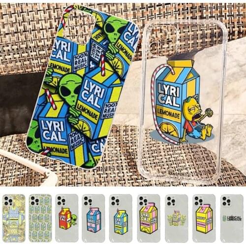 New Aliens Drink Lyrical Lemonade Phone Case for iPhone 11 12 pro XS MAX 8 7 6 6S Plus X 5S SE 2020 XR case