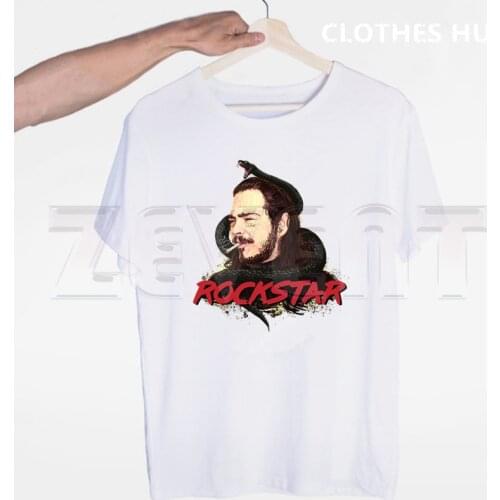 Post Malone T Shirt Singer Post Malone Print Summer Casual Short Sleeve O-Neck Top T-Shirt Man Fashion Hip Hop Streetwear
