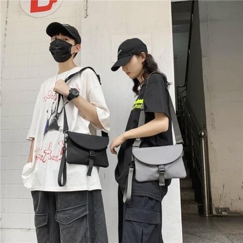 Summer new simple Hong Kong style shoulder bag Korean version of the trendy brand personality Bengdi bag ladies messenger bag