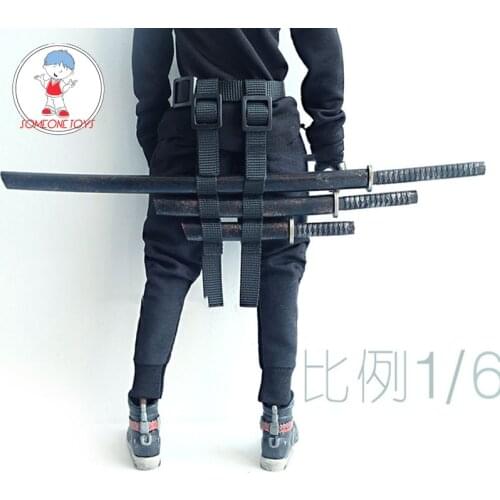 1/6 Soldiers Gun Weapon Weapon belt model For 12 inches Military Action Figure Scene Decoration accessory