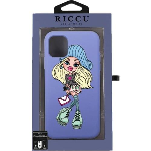 Fashion girl Bratz Cute doll Phone Case for iPhone 12 mini 11 Pro Max X XR XS 8 7 6s Plus Candy purple Silicone Cases