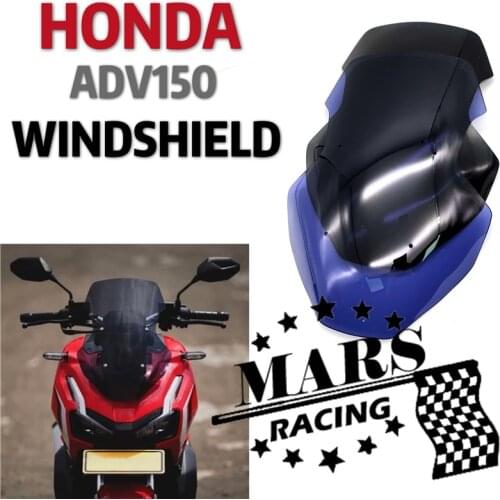 Motorcycle Sports Touring Racing Windshield Viser Visor WindScreen Wind Deflector For ADV150 ADV-150 2019 2020 ADV 150 '19-'20