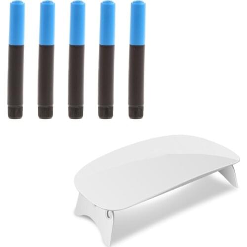 50LB Portable LED UV Curing Lamp Light with USB Power / 5 Pieces UV Adhesive Glue for Mobile Phone Tempered Glass Film