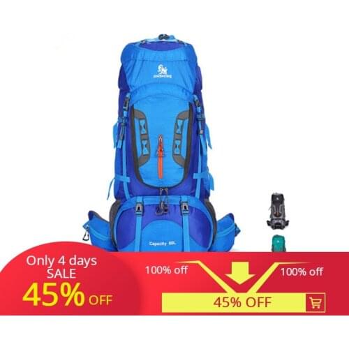 80L mochila tourist backpack trekking mochila hiking backpacks travel mountaineer backpack waterproof trekking camping tourist