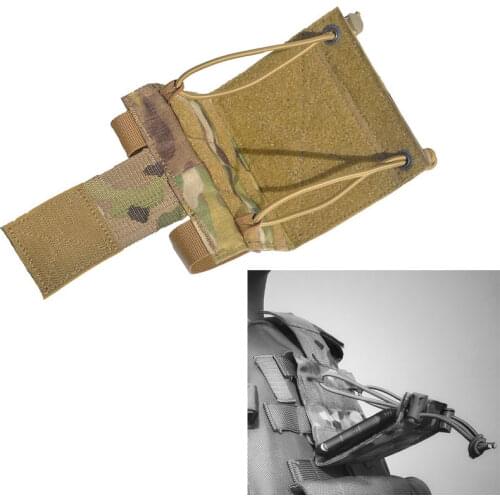 Tactical Vest Mobile Phone Bag Military Molle Front Panel Attachment Pouch Outdoor Hunting Airsoft Paintball Admin Pouch