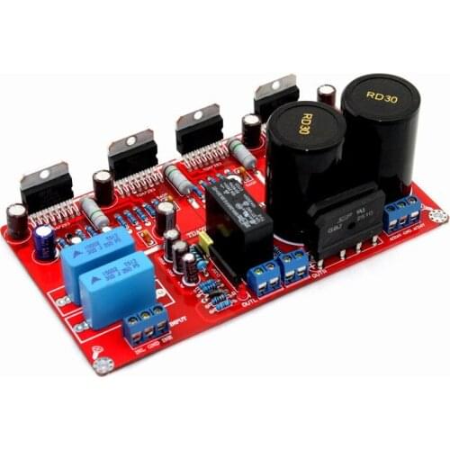 TDA7293 parallel 2.0 channel amplifier board /Rectification, speaker protection, power amplifier board