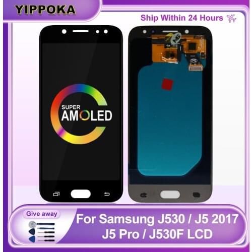 For Samsung Galaxy J5 2017 J530 LCD Display J530F Touch Screen For SAMSUNG J5 Pro 2017 SM-J530F J530 Display Replacement Parts