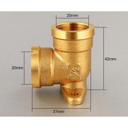 1/2" BSP Elbow pipe fitting Equal Female Thread for water with the base tube fittings