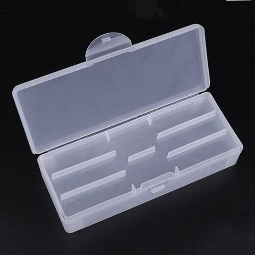 1Pc Rectangle Double-layer Nail Art Tool Empty Storage Box Tweezers Clippers Pens Polishing Nail Buffer Files Plastic Container