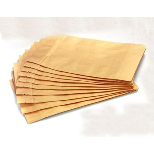 14*24+6 1000pcs stand up brown Ziplock kraft paper bags boxes recyclable for wedding/Gift/Jewelry/Food/Candy Package Paper Box