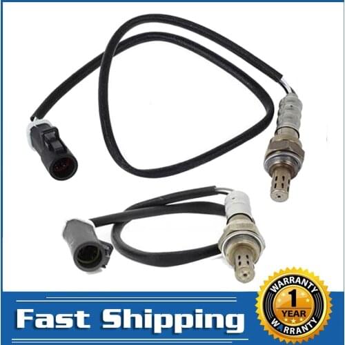 2pcs 234-4609 234-4611 4 Wires O2 Oxygen Sensor 1 & 2 Upstream Downstream For 1995 1996 1997 Ford Ranger 2.3L Car Accessories