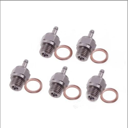 5pcs HSP RC Car Truck Buggy Nitro 4C Engine Medium HOT glow Plug #4 No.4 starter