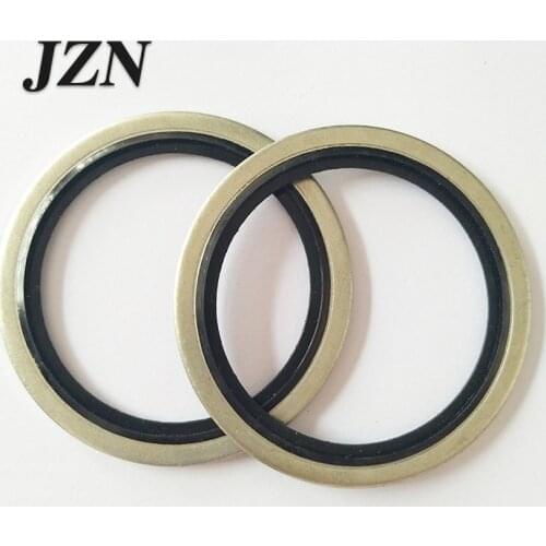 6/8/10/12/14/16mm Bonded Washer Metal Rubber Oil Drain Plug Gasket Fit M6/M8/M10/M12/M14/M16 Combined Washer Sealing Ring
